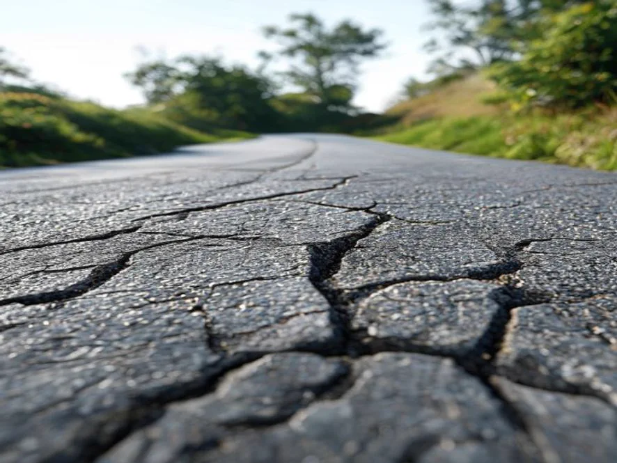 Stop an Asphalt Driveway on a Hill from Cracking
