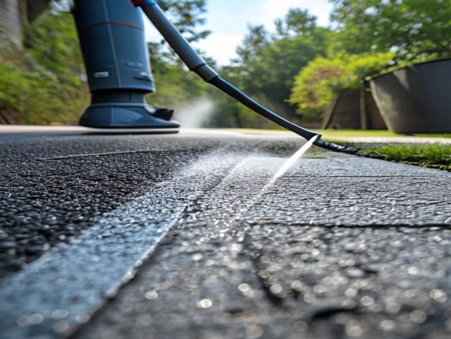 Pressure Washing an Asphalt Driveway (Do's, Don'ts, PSI)