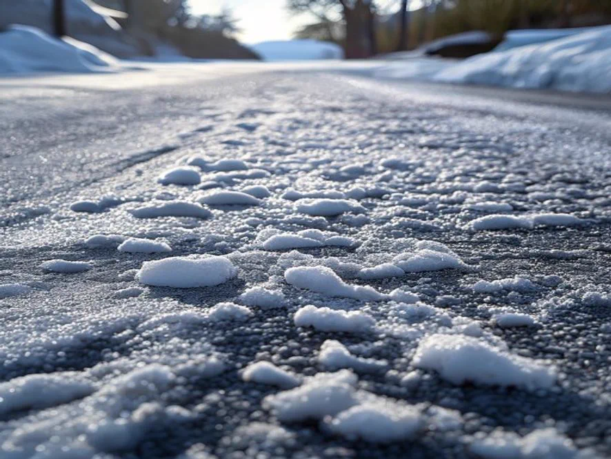 Sand vs Salt on an Asphalt Driveway: Traction Without Damage